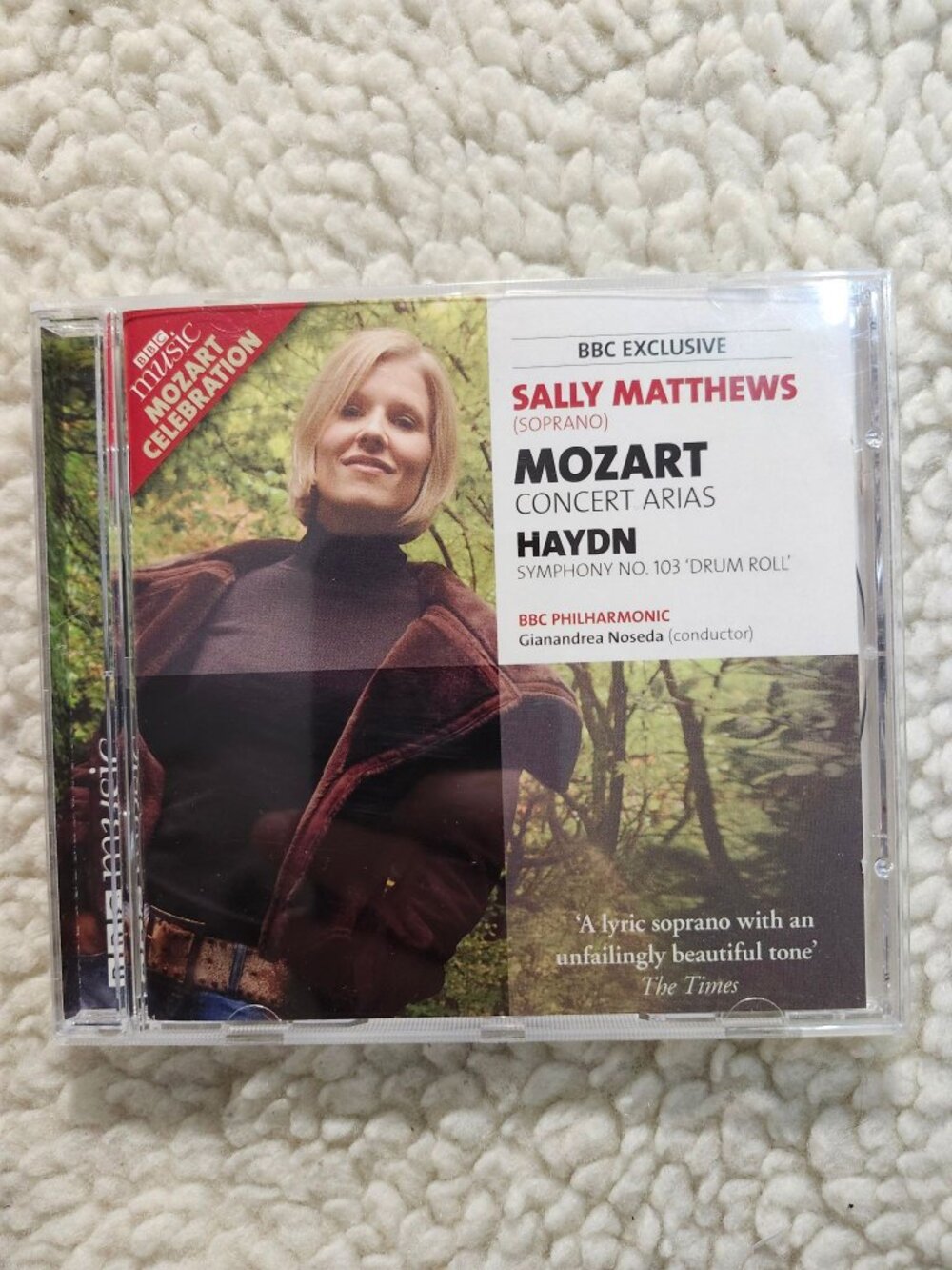 Mozart Concert Arias Haydn Symphony No.103 Sally Matthews Soprano Chandos BBC CD